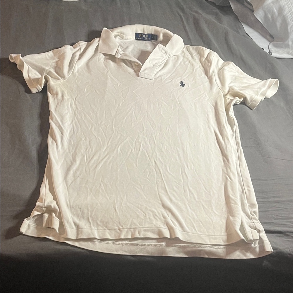 Polo by Ralph Lauren Men's white medium Polo Shirt